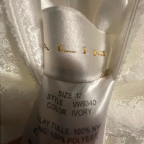 Ivory Lace Wedding Dress - Picture 3 of 4